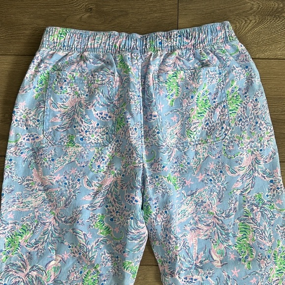 LILLY PULITZER Colorful Patterned Women’s Pants Size Medium - Picture 6 of 7